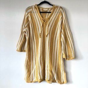 ModCloth 100% Cotton 70s inspired hooded sweater